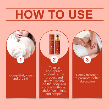 Rose Tightening Body Oil Nourishing Lifting Firming Smooth Anti Cellulite Lightening Improve Dry Brightening Skin Care MassageOi